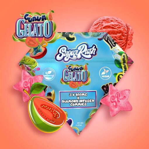 Sugar Rush Gummies - Guava Gelato